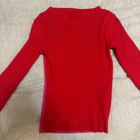 Vestique Pink and Red Top - Picture 2 of 9